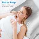 2 Pack Satin Pillow Cases, Similar to Silk Pillowcases Standard Set of 2, Health, Smooth, Beauty Sleep, Soft Breathable Cooling Satin Pillow Covers for Women Men (Silver)