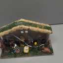 Lighted Christmas Nativity Set, Nativity Sets for Indoor with Wooden Stable, Nativity Scene Set & Figures for Christmas Decorations Indoor Tabletop Decorations