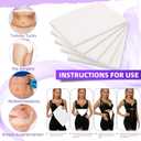 5 Pack Lipo Foam - Post Surgery Ab Board for Use with Post Liposuction Surgery Flattening Abdominal Compression Garments Liposuction Foam Pads for Recovery 8" X11