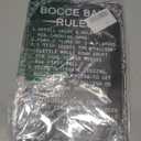 Bocce Ball Rules Funny Tin Sign Metal Signs Scoring Rules Men Poster Home Cafe Garage Man Cave Bar Farm Decor, 8x12 Inch