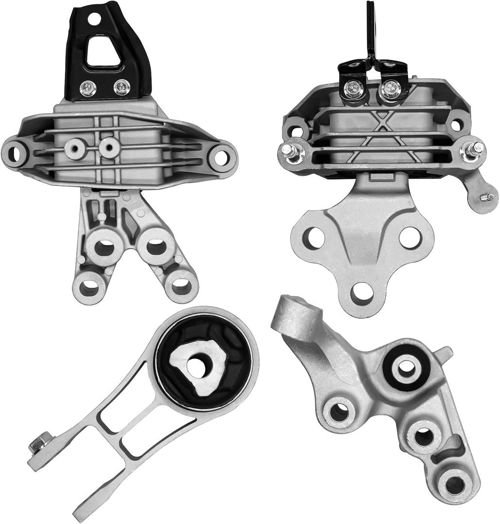 68224744AB Engine Motor Mount Transmission Mount Torque Strut Mount Set Fit for Chrysler Pacifica 3.6L V6 2017-2023, for Voyager 3.6L V6 2020-2022, Replace 68485537AA 68224742AD 68224746AB