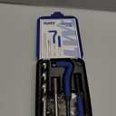 Orion Motor Tech Helicoil Thread Repair Kit, 3/8"-16 Thread Repair Tool Set with HSS Drill Bit & 15 Thread Inserts, SAE Thread Repair Installation Kit for Rethreading Internal Threads with Carry Case