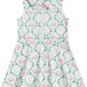 Rourufy Kids Girls Golf Outfit Toddler Girl Sleeveless Golf Dress Summer A Line Polo Dresses Athletic Workout Clothes, 7-8 Years
