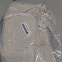 Retro Farmhouse Ruffle Tablecloth Cotton Flounces Trim Washable Table Cover Tablecloths for Rectangle Table Baby Shower Kitchen Party Wedding Decor 60''x102'' (Off-white)