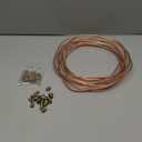 25 ft 3/16 Copper Coated Brake Line Kit Complete Replacement Brake or Fuel Tubing (Includes 16 x 2 Fittings), Easy to hand bend (.028) Wall Thickness, Rust Proof (2 kits)