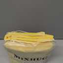 Mixhug Set of 2 Cozy Velvet Square Decorative Throw Pillow Covers for Couch and Bed, Pale Yellow, 18 x 18 Inches