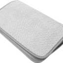 Water Absorption Drying Mat for Tableware Countertop Drain Pad for Pans and Glassware Heat Insulated Kitchen Accessory for Home Use and Easy Storage