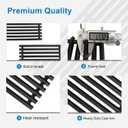 17" Cast Iron Grill Grates for Charbroil Commercial Infrared 463355220 463242516 463242515 466242615 463243016 463346017 466242616 463364824 3-Burner Parts for Charbroil Grill Grates G466-0025-W1A