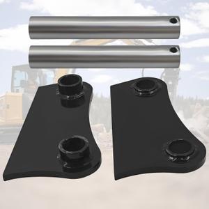 45mm Weld On Mini Excavator Bucket Ears Pins 10-1/4in C-C for Cat 305 306 | A Pair Bucket Attachment Accessories, Weld-On Lugs Fit for Caterpillar 305 305.5 306 Mini Digger Buckets