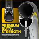 Ultraverse Bike Inner Tube for 700x23-25c, 700x28-32c, 700x35-43c 28 inch Bicycle Wheel Sizes with 48mm Presta Valve - Butyl Rubber Tubes for Road and Gravel Bikes - 2 Tubes, 2 tire levers Included