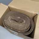 Geyoga 12 x 394 Inch Brown Single Face Corrugated Cardboard Roll B Flute Shipping Corrugated Paper Roll Wrap for Packing, Storage, DIY Craft, Back to School Essentials