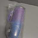 40 oz Shiny Tumbler with Handle and Straw,Stainless Steel Tumbler with Lid and Straw,Insulated Travel Mug(Cold for 34 Hours),Water Bottle for Iced Tea,Coffee (Purple)