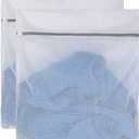 2 XX-Large Honeycomb Delicates Bags for Washing Machine, 24 x 24 Inches lingerie bags for Laundry, Travel Storage Organize Bag for Cotton Clothes,Sheet, Shoes
