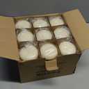 qinxiang 36 Pack Floating Candles, 3 Ivory Unscented Dripless Wax Burning Candles, for Cylinder Vases, Weddings, Party and Holiday