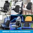 Lumbar Support Pillow for Office Chair, Office Home Essentials,Gifts for Mom,Dad, Back Support Pillow for Car, Chair Cushions,Back Pain Relief Improve Posture,Mesh Cover Double Adjustable Straps