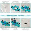 Tile Hole Saw Kit, ZNXIMER 20PCS Diamond Hole Saw Kit with Double Suction Cups Tile Hole Saws Guide for Ceramic, Glass, Porcelain Tiles, Marble, Granite and More Drilling.