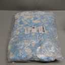 Hem Dgpsy Shredded Memory Foam Filling - Premium Soft Bean Bag Filler, 5lbs Blue & White Pillow Stuffing for Couch Cushion, Dog Bed, Chair - High Density, No Chemical Smell, Easy to Use