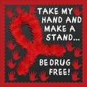 3 x Red Ribbon Week Bulletin Board Supplies Red Hand Drug Free Drugs Bulletin Board Decoration Drugs are a Trick Not a Treat Red Ribbon Week Banner Awareness for School Classroom Charity Event