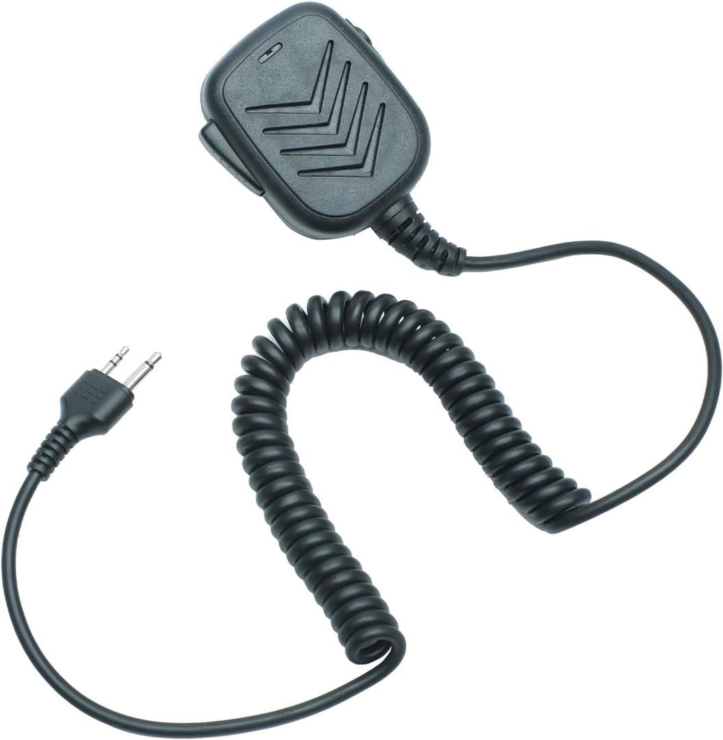 Remote Shoulder Speaker Microphone with Reinforced Cable for Midland GXT1000VP4 GXT1000 GXT3000 LXT500VP3 GXT1050VP4 lxt600 AVPH10 GMRS FRS X-Talker Walkie Talkie Two Way Radio,1 Pack
