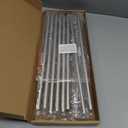 Probrico 10 Pack 12-3/5 Inch320mm Hole Centers Cabinet Pulls Satin Nickel Euro T Bar Kitchen Handles Stainless Steel Kitchen Cabinet Hardware Dresser Drawer Handles