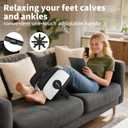 CARESKY Shiatsu Foot Massager with Heat, Deep Kneading Foot Massager for Plantar Fasciitis, Neuropathy, Circulation and Pain Relief, Foot and Calf Massage at Home/Office