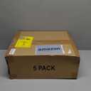 5 Pack Stackable Closet Storage Basket - Stackable Storage Bins, Multifunctional & Foldable Closet Organizer Waterproof, Wardrobe Cupboard Space-Saving Hat Storage Drawer Organizer, White