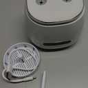 Ultrasonic Retainer Cleaner with UV Sterilizer, 45kHz Dental Cleaning Machine for Dentures, Aligners, Mouth Guards, Braces & Jewelry  Portable 200ML Rechargeable Cleaning Pod W190MAX (White)