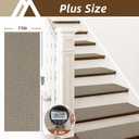 COSY HOMEER Non-Slip Stair Treads Washable Plus Size 30"x11",15Pc,Beige