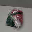 SlowTon Dog Knitted Scarf, 2 Pack Dog Warm Bandanas, Christmas Winter Holiday Decoration Scarf for Small Medium Large Dogs (Red, Green)