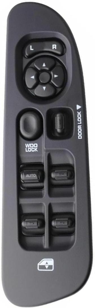 Master Power Window Switch & Bezel for 2002-2009 Dodge Ram 1500 2500 3500 (Quad Cab, Crew), 2001-2004 Dodge Dakota, 2001-2003 Dodge Durango, 2005-2009 Dodge Sprinter 2500 3500 68171680AA, 56049805AB