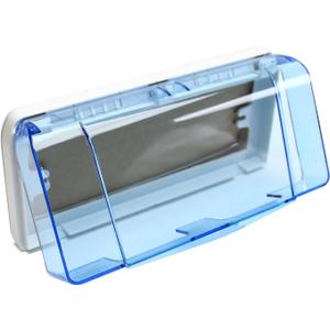 Fielect Weatherproof in Use Outlet Cover Blue Electrical Electrical Outlet Cover Box Plug Receptacle Protector for Retrofit Siding Construction 118 Type 1Pcs (8.3"x3.7"x1.6")