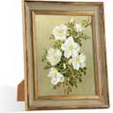 8x10 Picture Frame Vintage Retro Picture Frames with Antique Green Gold Edge Line 8 by 10 Photo Frame Wall Hang Tabletop Display Christmas Birthday Gifts for Women Mom Grandma