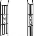 Garden Arch - 87"(H)*47"(L), Rust-Resistant and Sturdy Metal Garden Arbor, Trellis for Climbing Plants Outdoor, Use for Backyard, Patio, Lawn and Wedding Decorations（20MM Pipe）, 87"*47"*22.5"