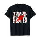 Funny Zombie Hunter Design For Boys Girls Halloween Hunting T-Shirt XL