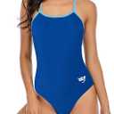 Century Star One Piece Bathing Suit for Women Bathing Suits for Teens Womens one Piece Swimsuits Juniors Swimsuits for Teen (6-8, Blue)