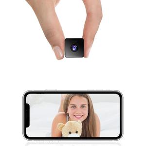 Home Mini Spy Camera WiFi Room Video Camera Hidden Small Nanny Cam with App Motion Detection Night Vision Indoor Security for Kids, Pet, Elders