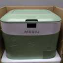 Megiu Car Fridge Portable 12 Volt Refrigerator 23 Quart (22 Liter) Freezer Compressor Cooler 12V/24V DC 110240 V AC for Outdoor, Camping, Travel, Home Use -18~+15 (Green)