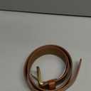 Amazon Essentials Men's Raw Edge Jeans Belt (30, Tan)