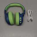 iclever Ages Three years + Maximum Noise Cancelling Depth. Blue And Green Headphones