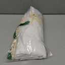 JIALE Textured Tablecloths, Heavy Duty Cotton Linen Farmhouse Table Cloth Rectangle Table, Waterproof Wrinkle-Free Rectangle Tablecloth for Kitchen, Dining, Parties, 55"x75", Ivory