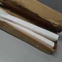 Mirrotek Pleated Window Paper Shades Light Filtering Blinds White 36" x 69" (Pack of 6 Temporary Blinds),MT1050