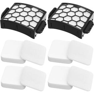 Colorfullife UV850 Filters Replacement for Shark Performance Lift Away UV850 UV900 DuoClean Upright Vacuum, Compare to Part #XHF320 & XFFK602UKT, 2 HEPA Filters and 4 Foam & Felt Filters