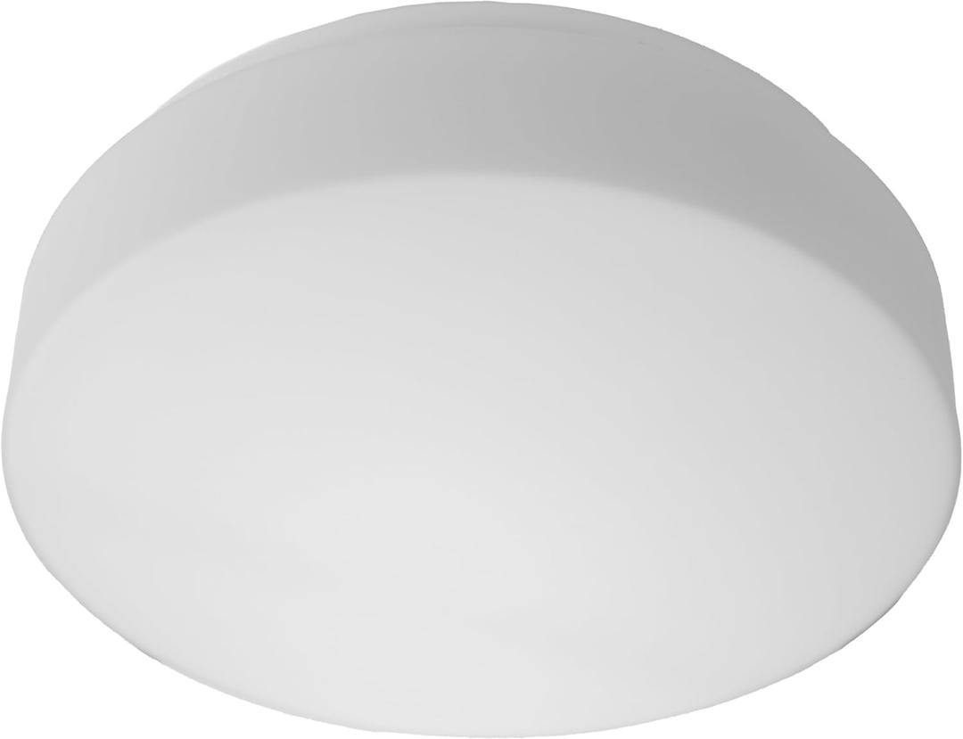 Design House 9.17 Inch Ceiling Fan Replacement Glass Globe, Ajax Collection, White, 156547