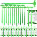 25 Set St Patrick's Day Gifts for Employee Green Four Leaf Clover Gel Pen Shamrock Ballpoint Pens Irish Blessing Prayer Cards and Twist for Women Staff Teacher Coworker School