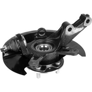 Front Steering Knuckle & Wheel Bearing Hub Assembly Compatible with Honda Civic 2001-2002 L4 1.7L, Right Passenger Side Replaces # 698478 698-478 51210S5AJ10 45255S01A00 44600S5DA00