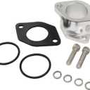 IM3-MA1 CNC Aluminum Carburetor Intake Manifold Boot for Yamaha for Warrior 350 YFM350X 1987-2004, for Wolverine 350 YFM350FX 1995 ATV, Replacement for 1UY-13586-01-00, 1UY-13586-02-00