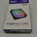 NZXT F120 RGB Core - 120mm Hub-Mounted RGB Fan - 8 Individually-Addressable LEDs - Semi-Translucent Blades - High Static Pressure & Airflow - Quiet Operation PWM Control - CAM Software - Black