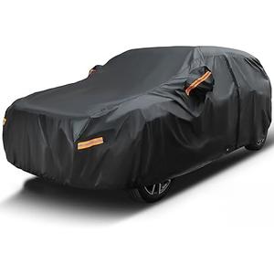 EzyShade 10-Layer SUV Car Cover Waterproof All Weather. See Vehicle Size-Chart for Accurate Fit. Outdoor Full Exterior Covers for Automobiles Heavy Duty Tarp Jeep Rav4 CRV. Size S6 (See SizeChart) (Reflective)