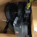 Joovy Kooper X2 Side-by-Side Double Stroller Featuring Dual Snack Trays, One-Handed Fold, Multi-Position Reclining Seats, Adjustable Leg Rests, and 2 Zippered Pockets for Storage, Forged Iron