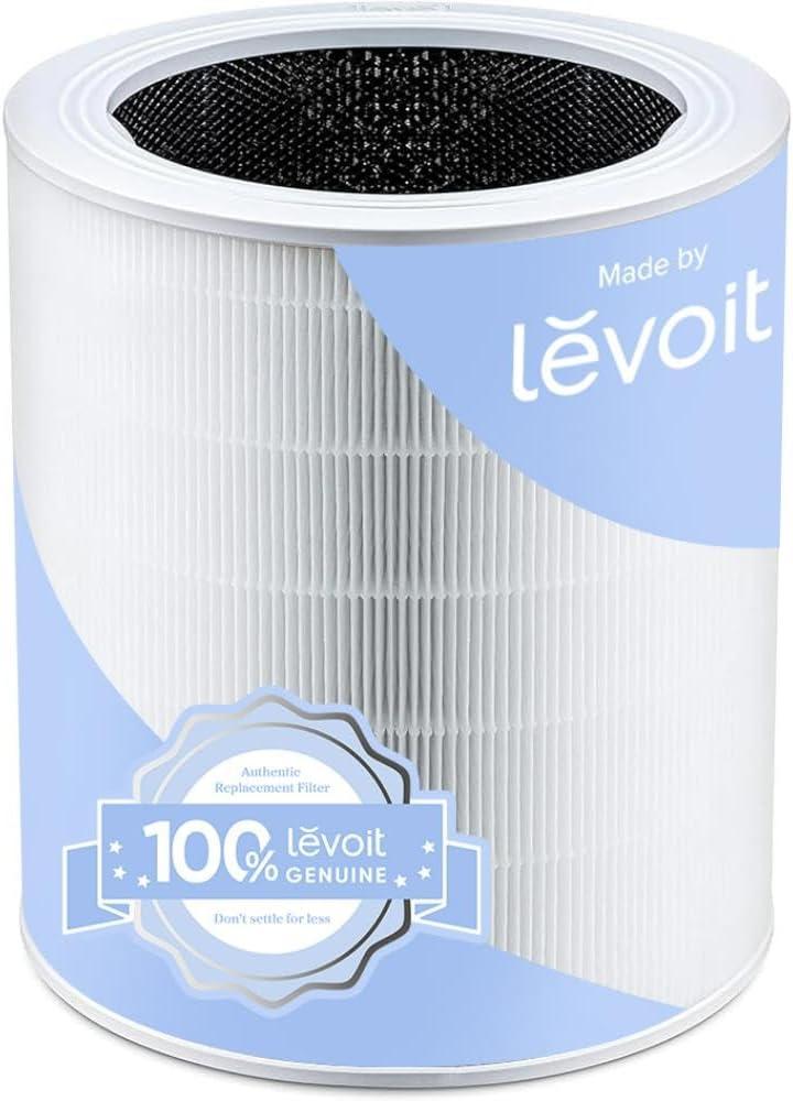Levoit Core 600S-P Air Purifier Genuine Replacement Filter, AHAM VERIFIDE, Supports HEPA Sleep Mode, High-Efficiency Activated Carbon, Removes Smoke, Odors, Allergens, Core 600S-RF, 1 Pack